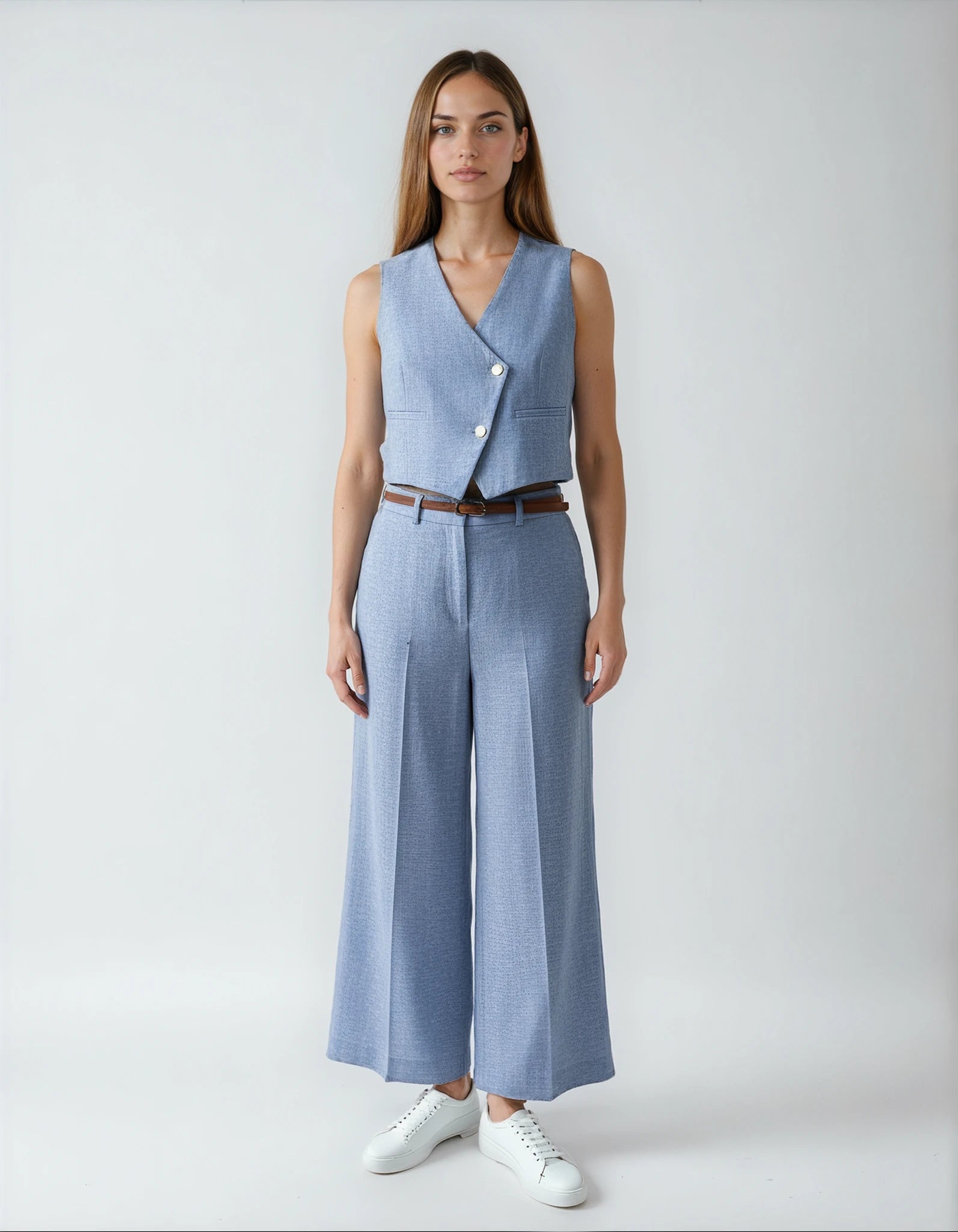 ELISE – סט חליפה מחויט בגזרה גבוהה