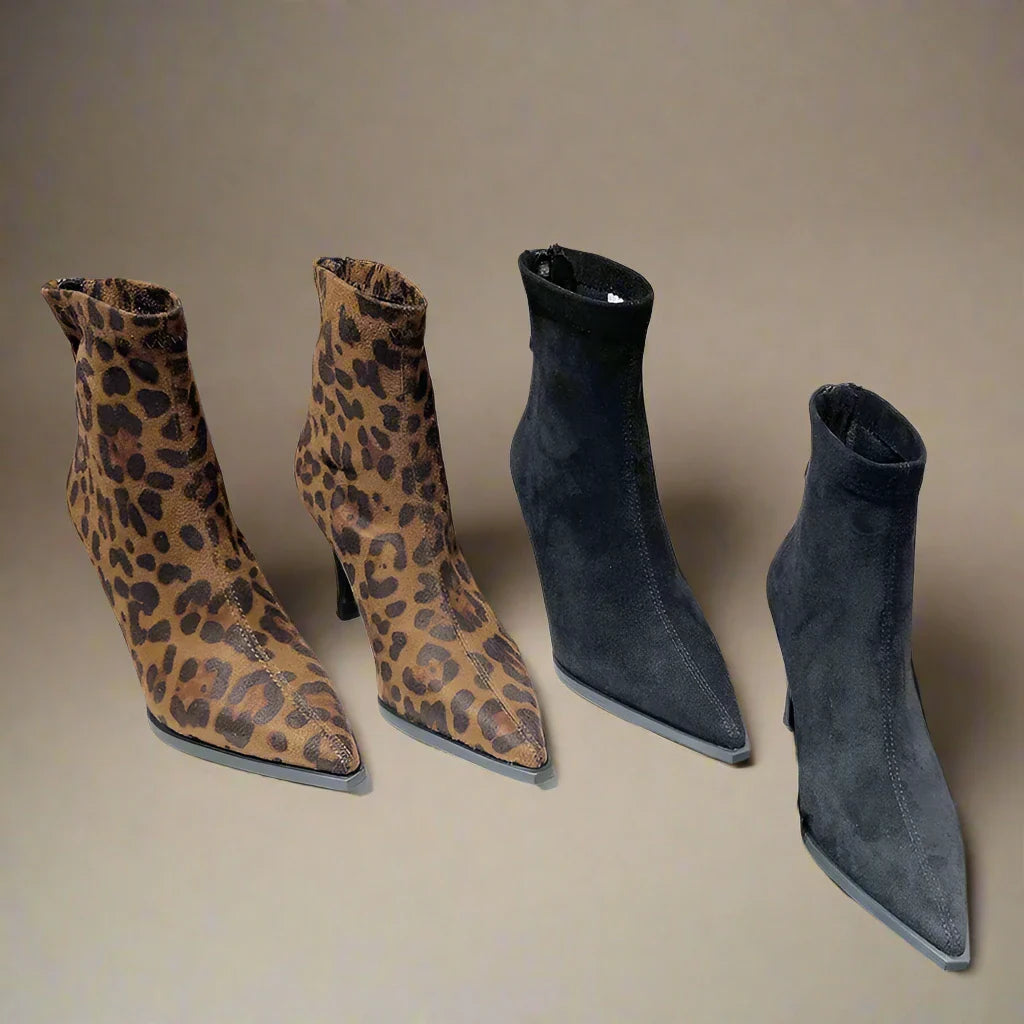 מגפי שפיץ מנומר – FASHION