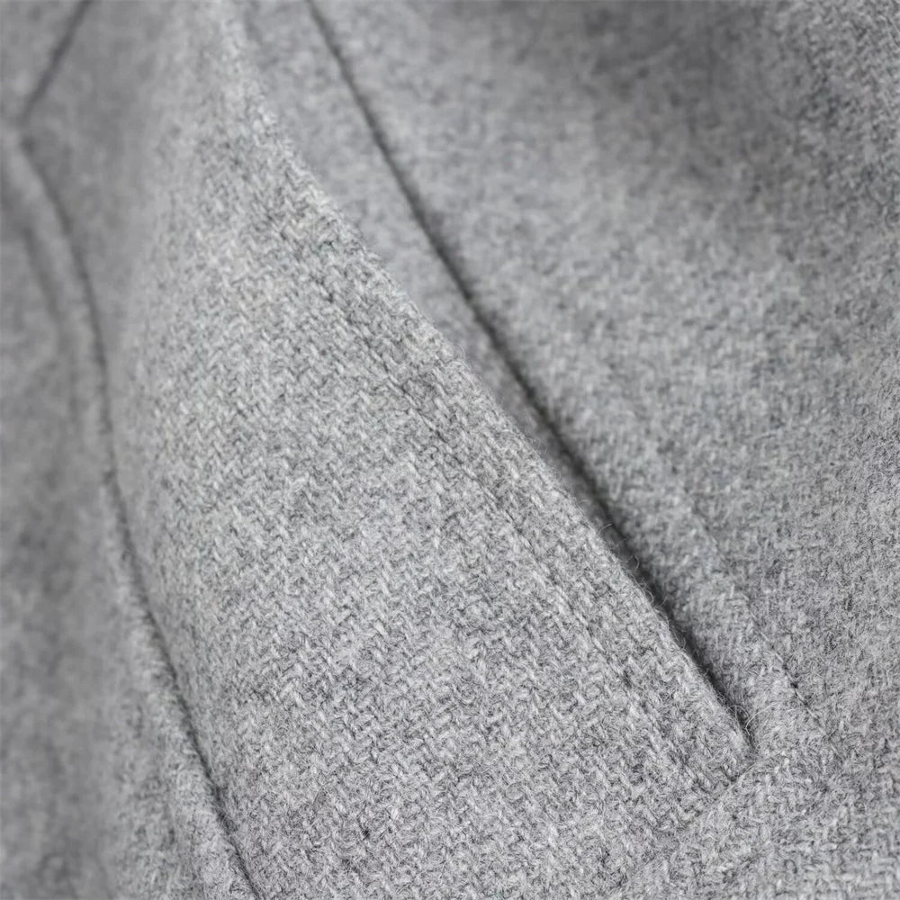 RENÉE – מעיל ארוך רך בגזרת מעטפת עם חגורה