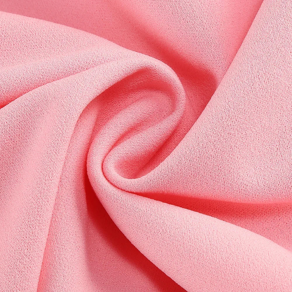 PEARL - שמלת מיני גב חשוף קשת דקורטיבית ללא שרוולים