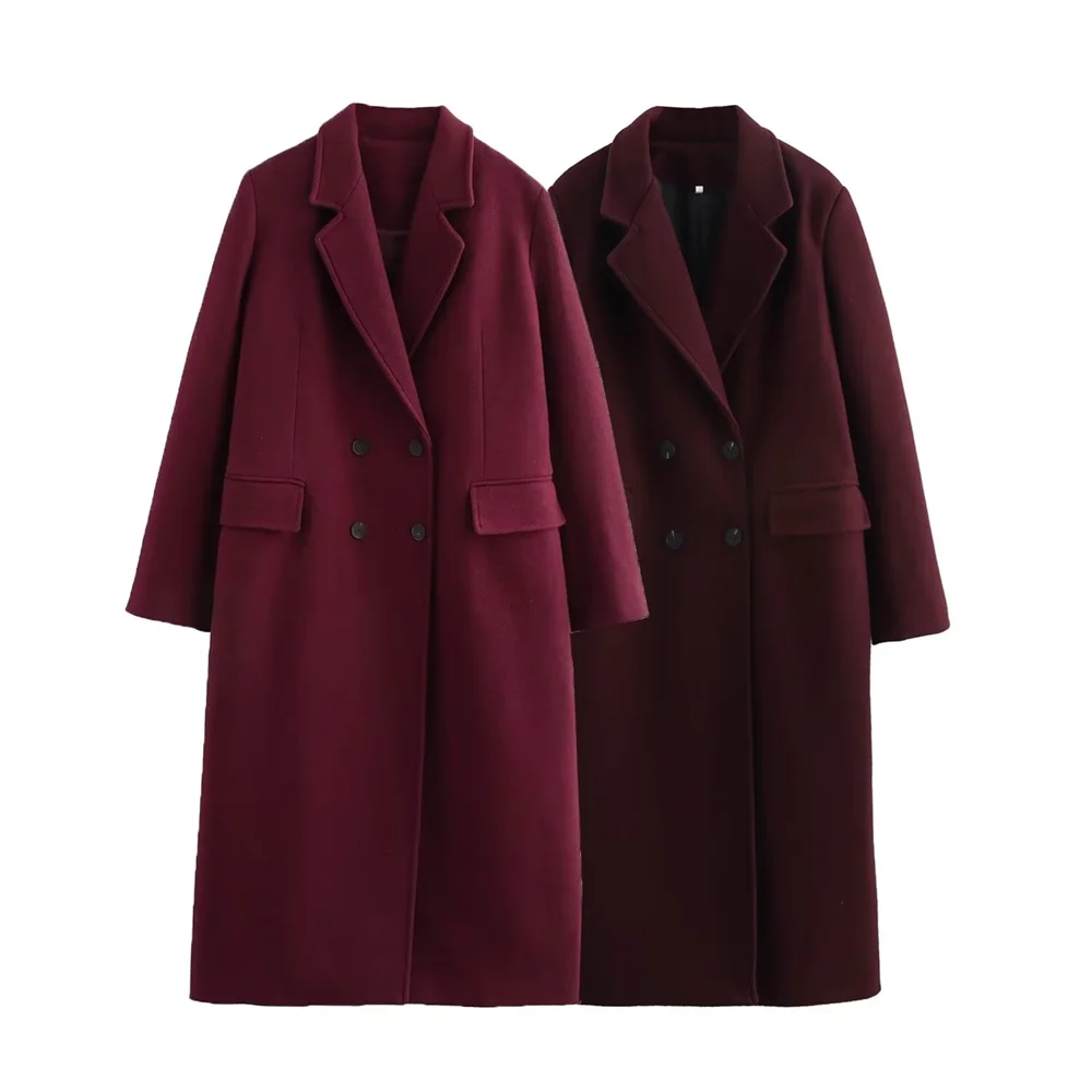 CLARA – מעיל דאבל ברסט אלגנטי במראה יוקרתי