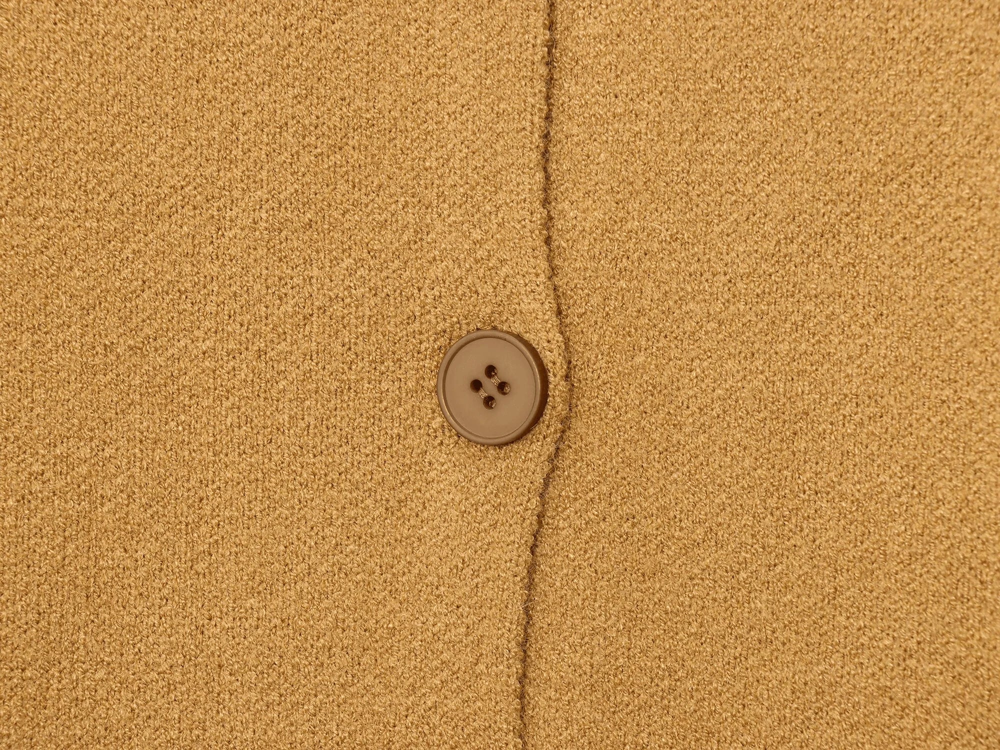 LATTE – סט סריגים: קרדיגן וגופייה תואמים עם פסים בגוון חרדל