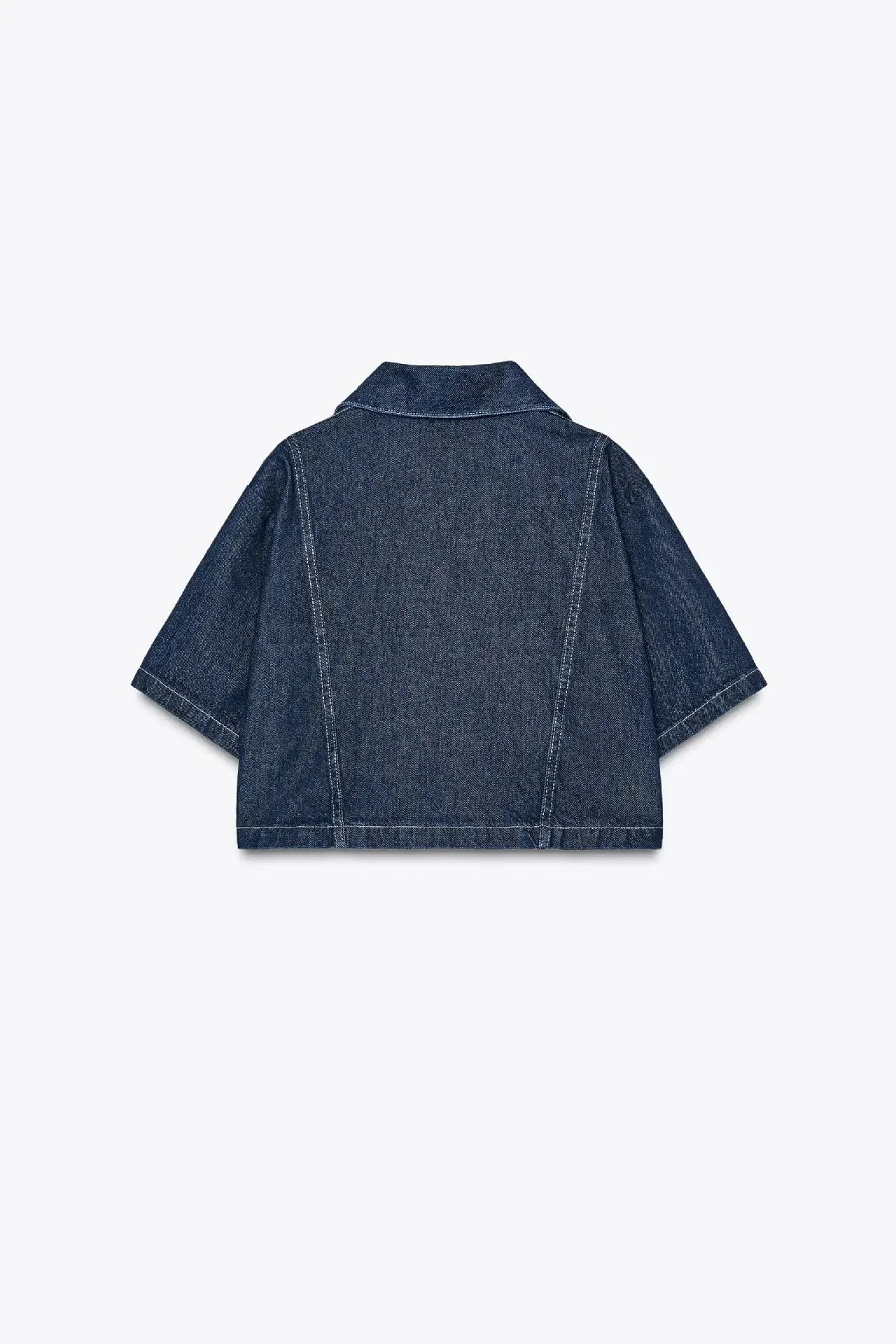 KENDALL – סט דנים: חולצה מכופתרת וחצאית מיני