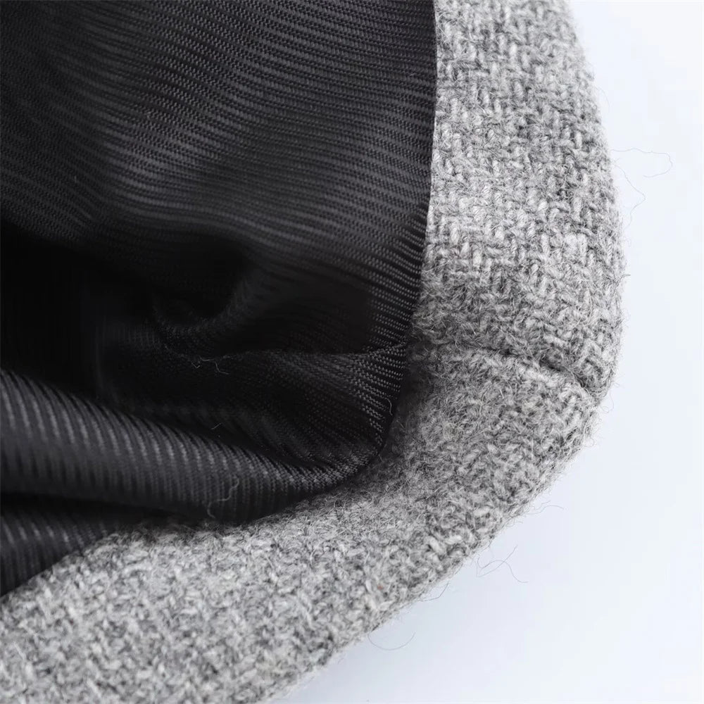 RENÉE – מעיל ארוך רך בגזרת מעטפת עם חגורה