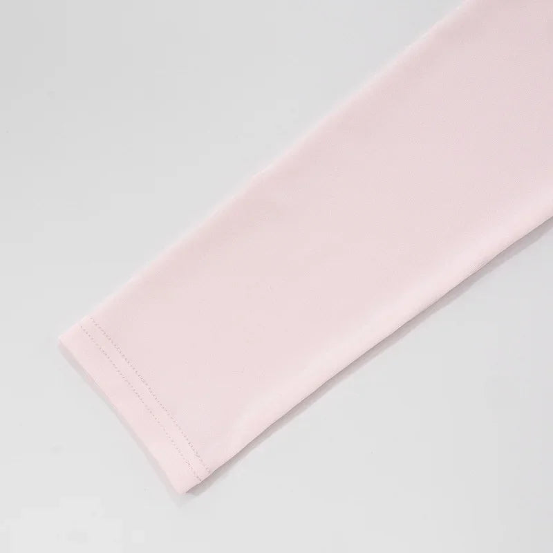 HOPE - שמלת מקסי מחשוף V עמוק שרוול ארוך שקופה