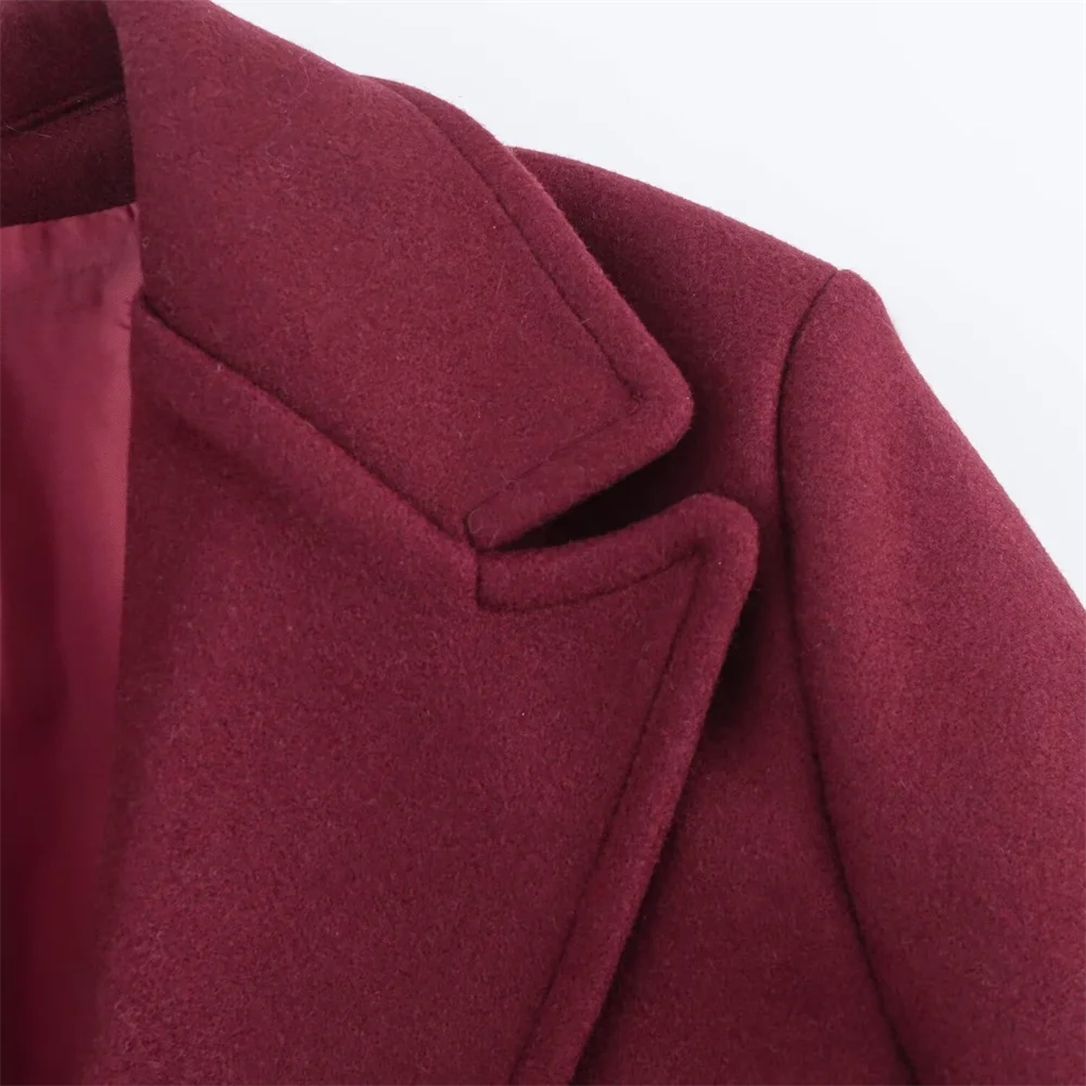 CELINE – מעיל לונג אלגנטי בגזרת לאז’ר עם צווארון קלאסי