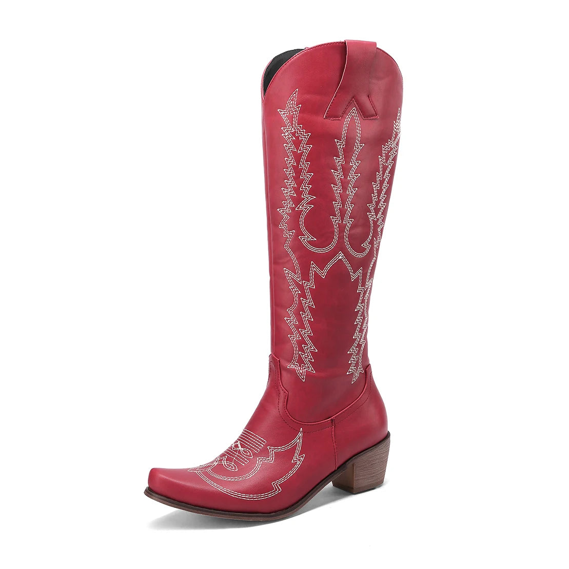 TOKYO - מגפי ברך קאובוי רקמה בוהן מחודדת