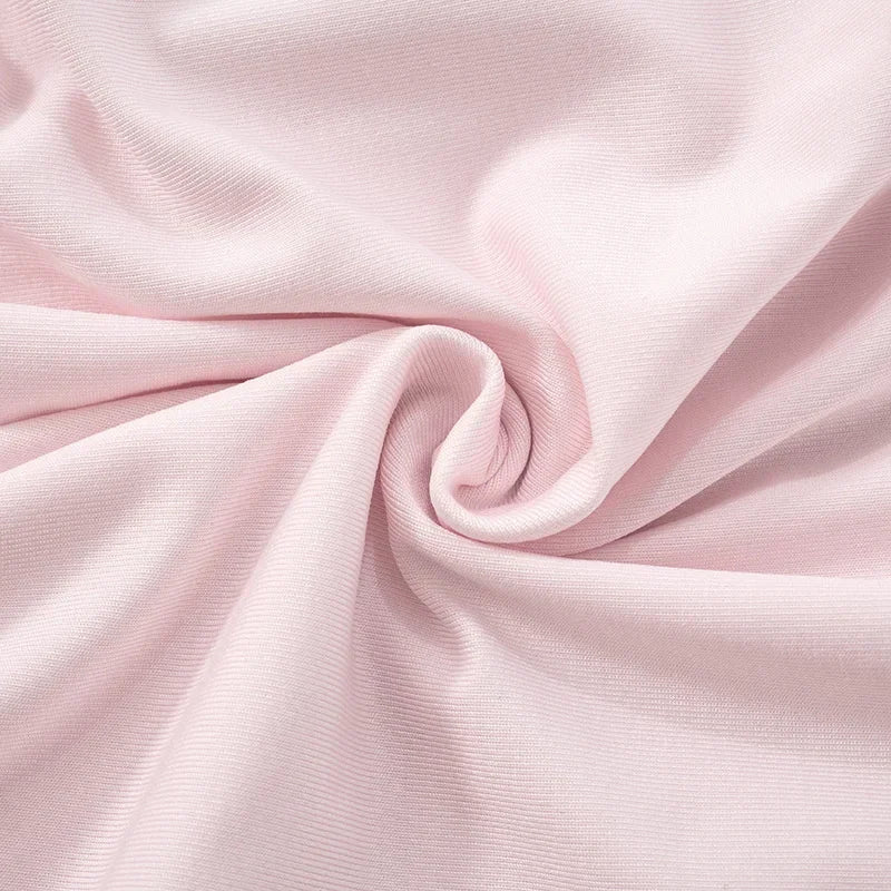 HOPE - שמלת מקסי מחשוף V עמוק שרוול ארוך שקופה