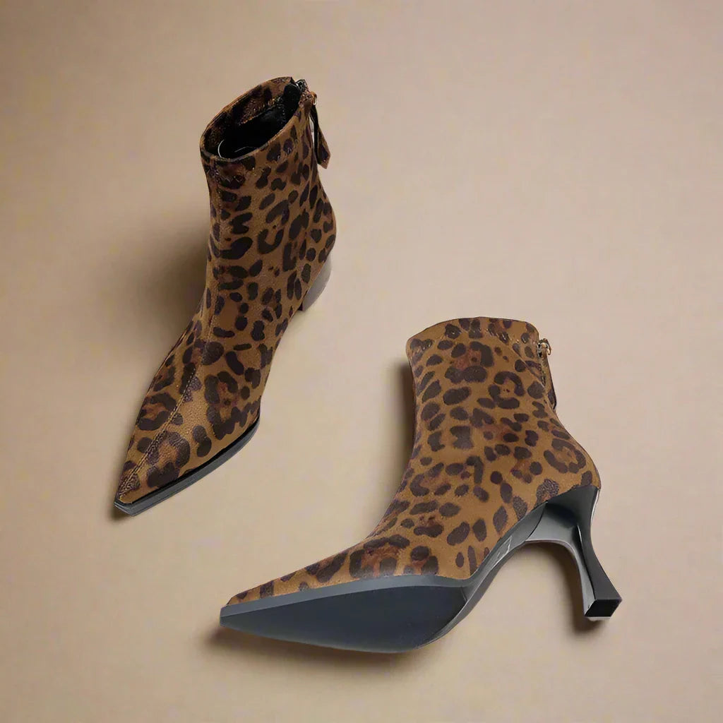 מגפי שפיץ מנומר – FASHION