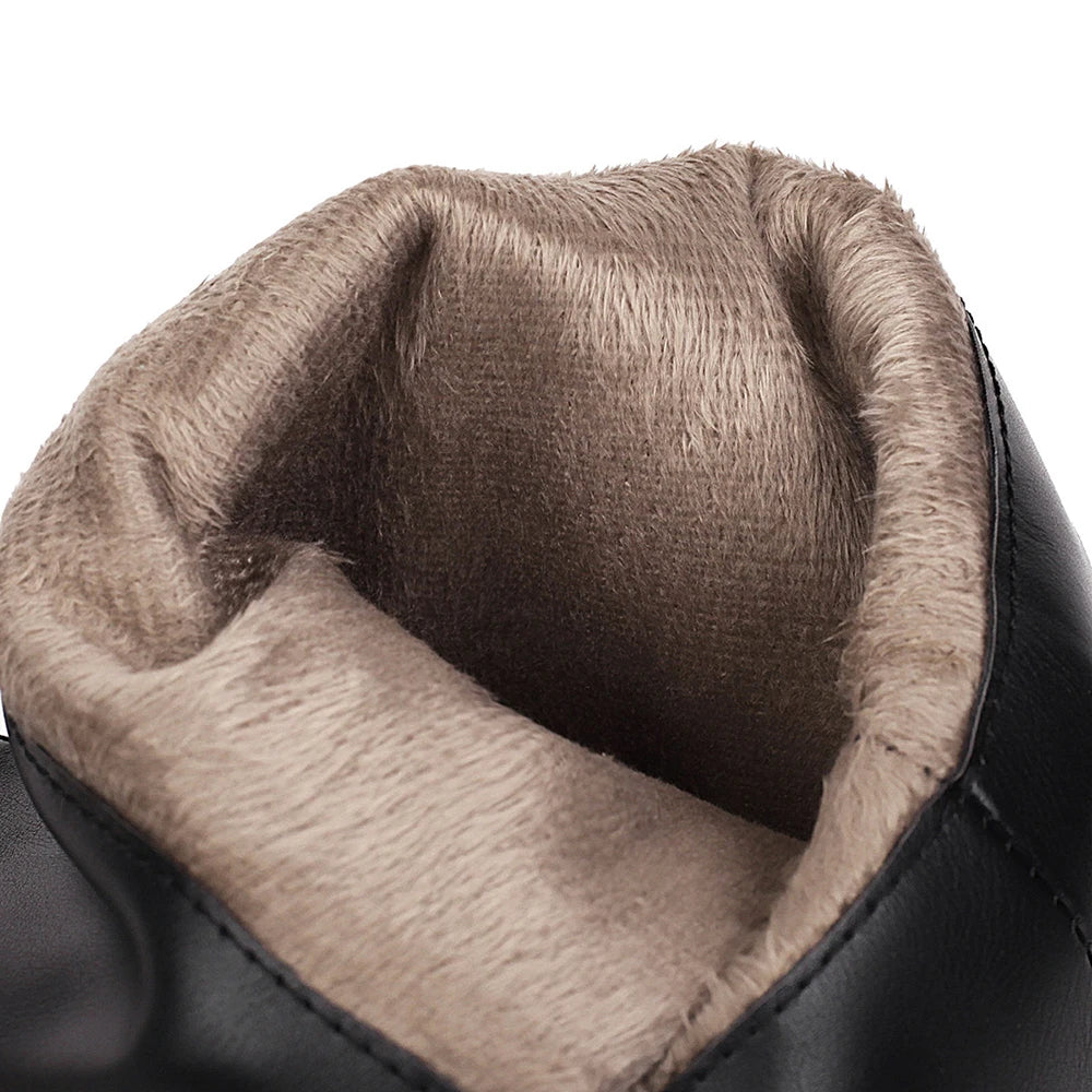 STORM - מגפי ברך קאובוי רטרו בוהן מחודדת עם רקמה