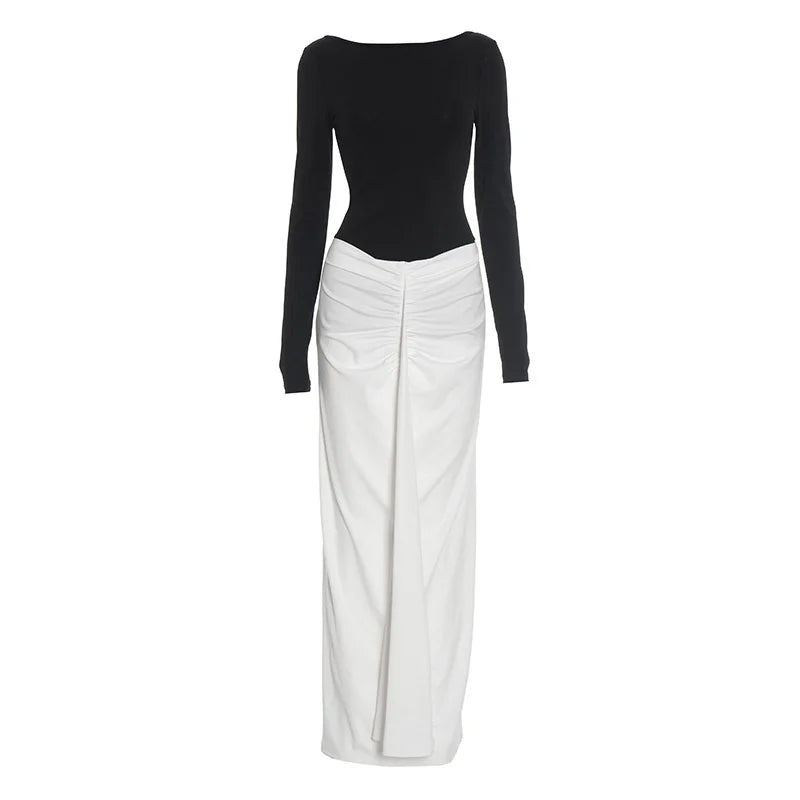 ARYA - שמלת מקסי אלגנטית גב חשוף