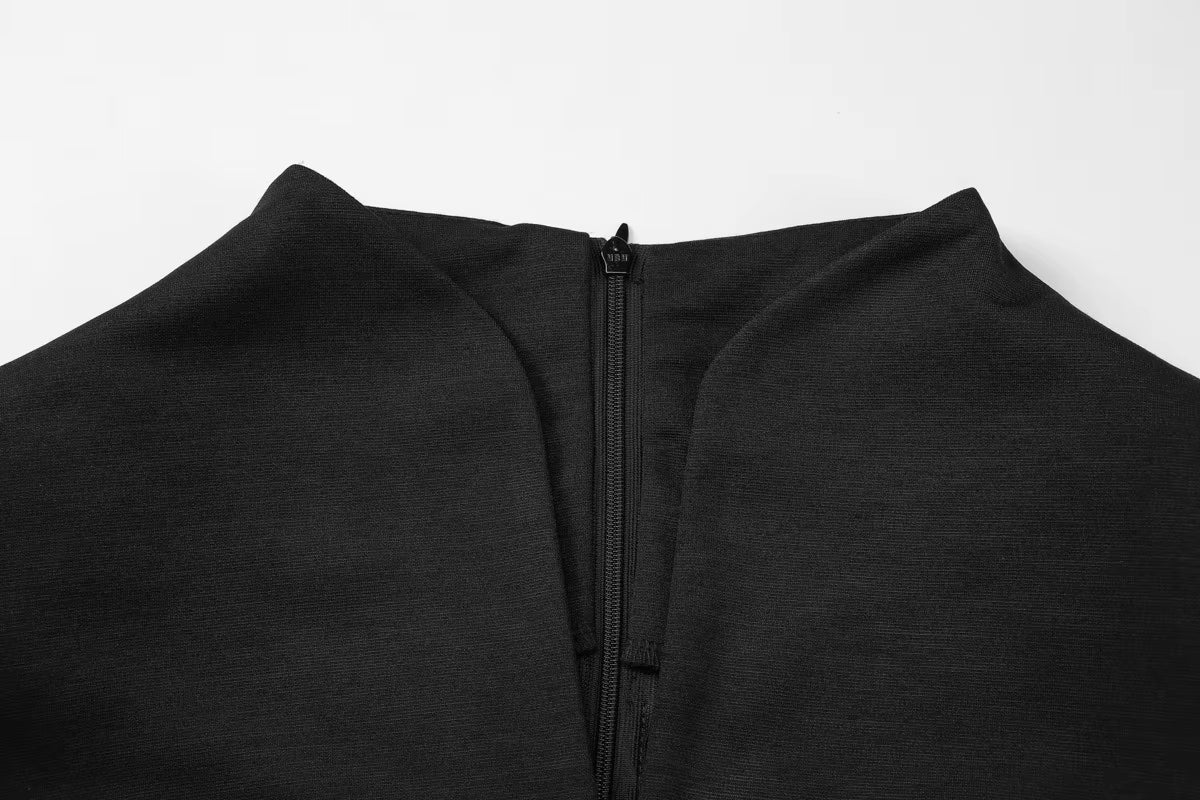 LUXE - שמלת בלייזר מיני שרוולים ארוכים