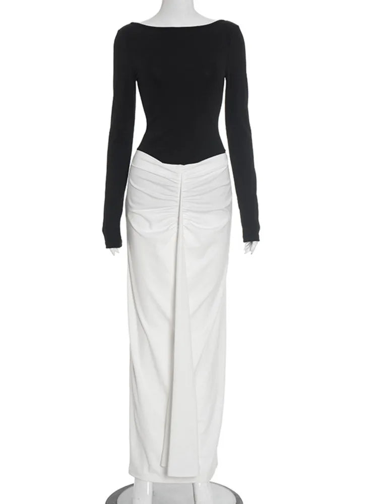 ARYA - שמלת מקסי אלגנטית גב חשוף