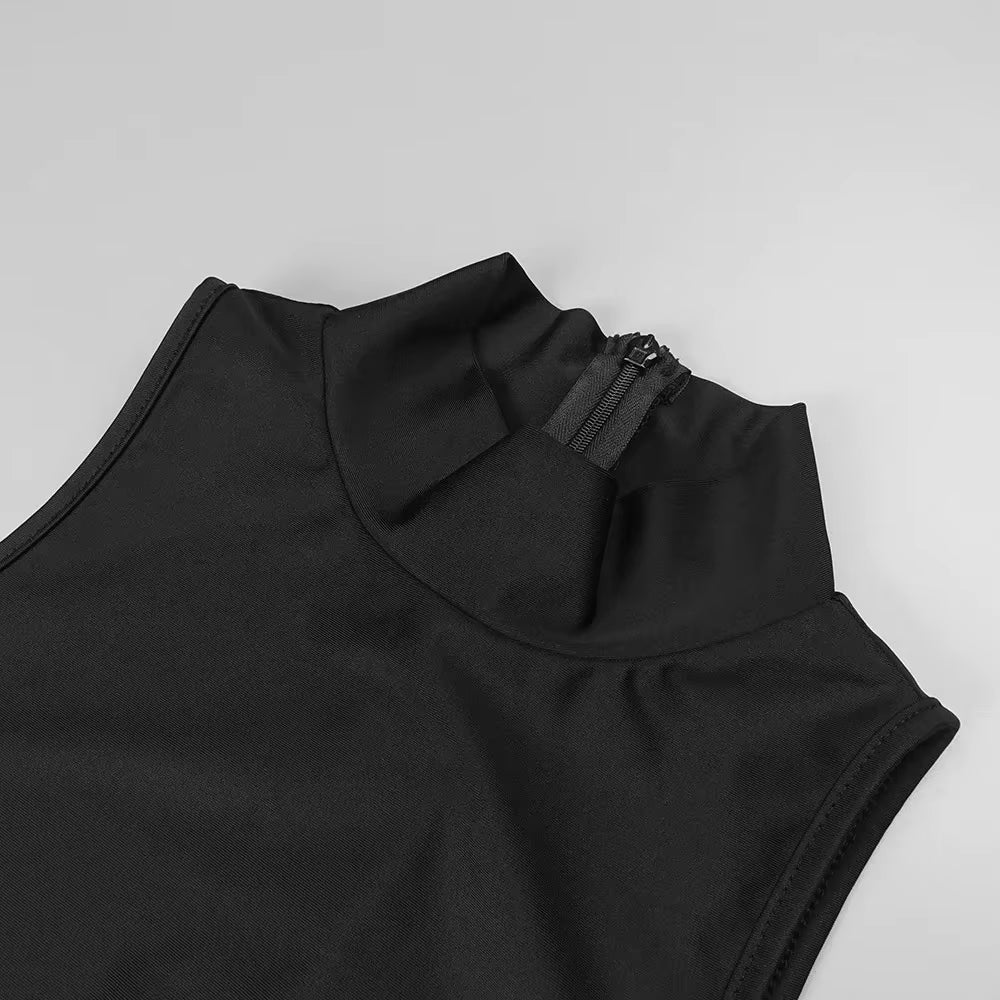 שמלת ARIEL – מקסי אלגנטית עם שסע וכתף חשופה