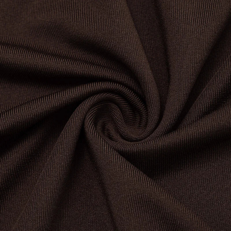 NETA – שמלת מיני מחטבת עם כיווצים ושרוולים ארוכים