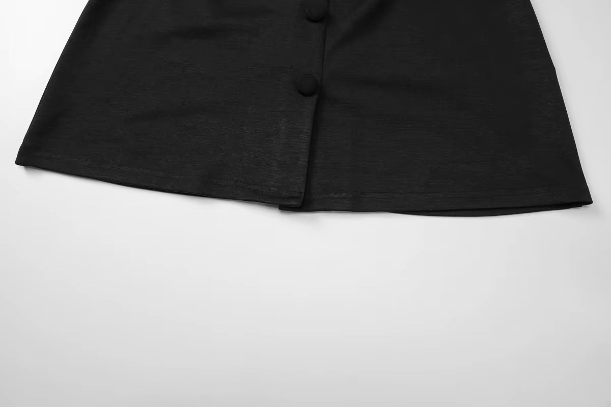 LUXE - שמלת בלייזר מיני שרוולים ארוכים